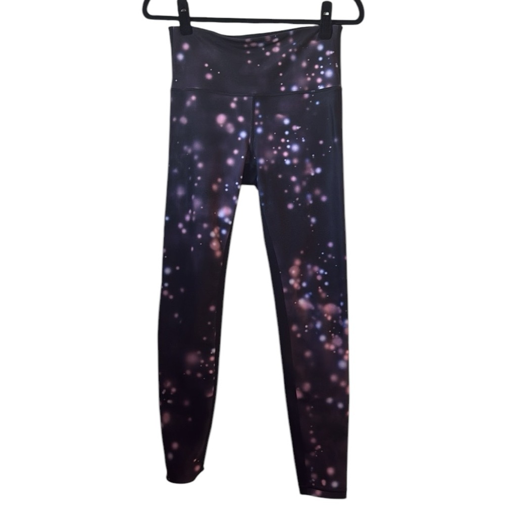 🌻 GapFit Pink and Purple Printed Athletic Leggings